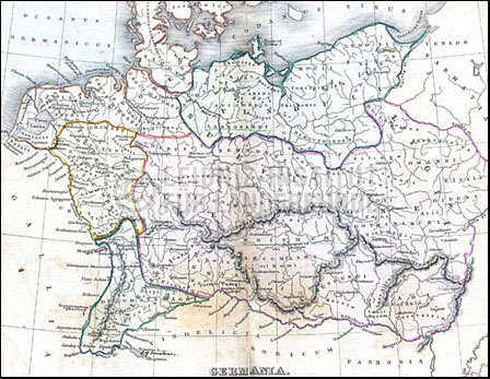 Ausschnitt Aus Einer Karte Von Weinerus Reliefdarstellung Bad Reichenhall 1579 Nationalatlas Archiv